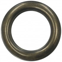 Antique nickel finish, brass two-part eyelets 66mm diameter